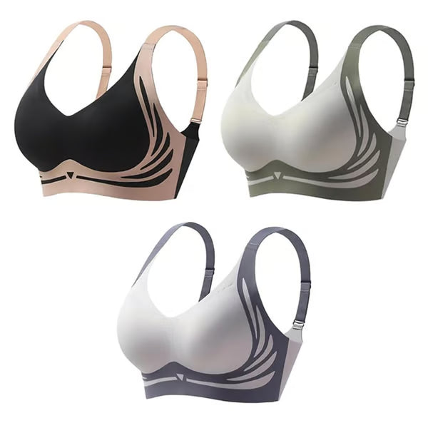 Wireless Push-Up Bra Set – 3PCS | Ultimate Support & Lift 💖
