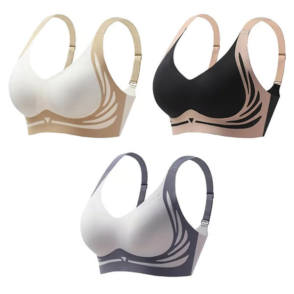 Wireless Push-Up Bra Set – 3PCS | Ultimate Support & Lift 💖