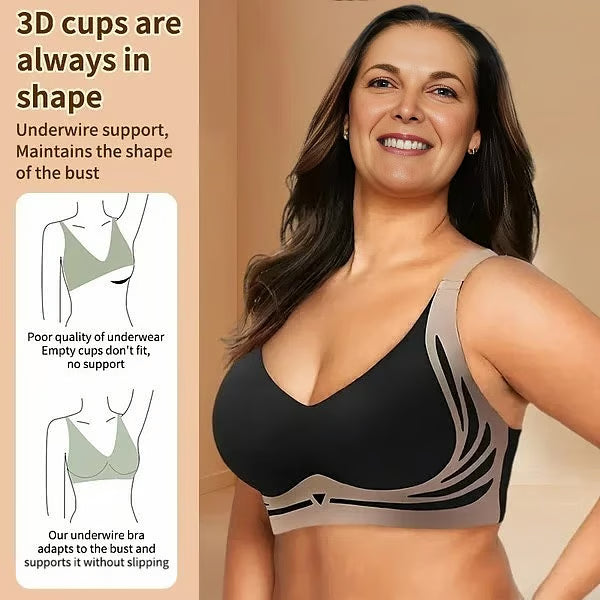 Wireless Push-Up Bra Set – 3PCS | Ultimate Support & Lift 💖