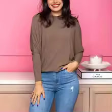 π"Dreamy Knit" Boatneck Dolman Top