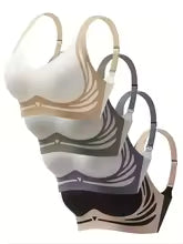 Wireless Push-Up Bra Set – 3PCS | Ultimate Support & Lift 💖
