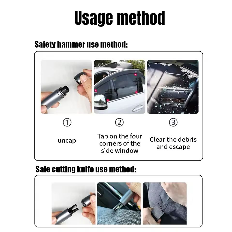 Safe Hammer Glass Breaker Under Water