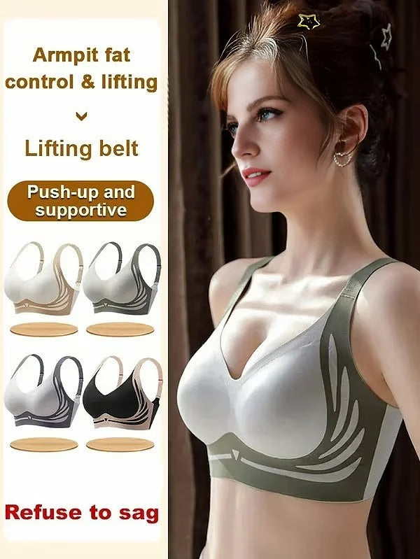 Wireless Push-Up Bra Set – 3PCS | Ultimate Support & Lift 💖