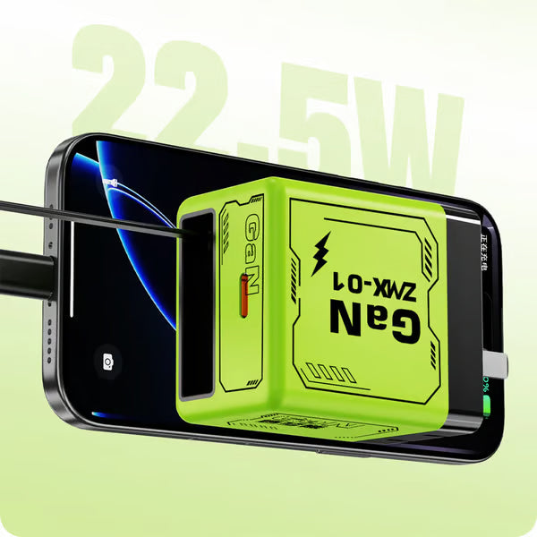 🔥W&O 2-in-1 GaN Compatible with Fast Charger