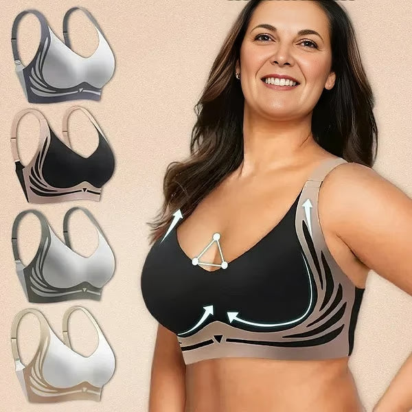 Wireless Push-Up Bra Set – 3PCS | Ultimate Support & Lift 💖