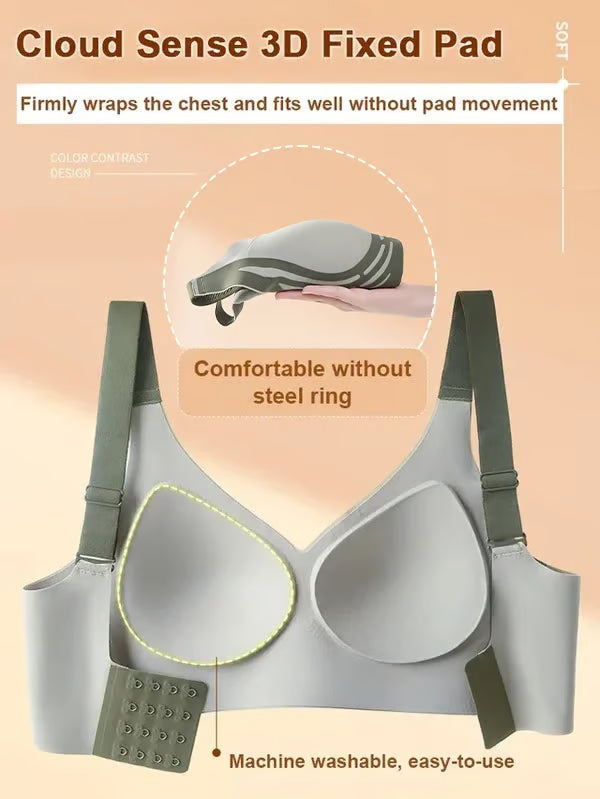 Wireless Push-Up Bra Set – 3PCS | Ultimate Support & Lift 💖