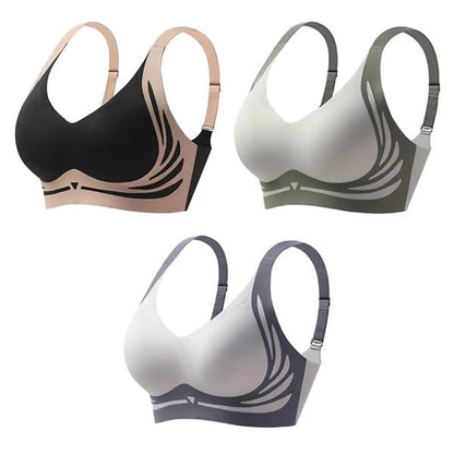 Wireless Push-Up Bra Set – 3PCS | Ultimate Support & Lift 💖