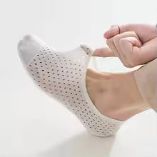🔥Ultra Thin Liner Socks – Non-Slip Combed Cotton No Show Socks - 4PCS Set