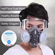 🏆Flash Sale⚡ 50K+ SOLD! Almost Gone-💥Dust-Proof Integrated Respirator Mask，Best gifts