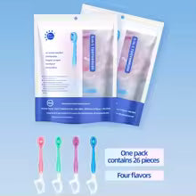 🎁5 in 1 Mini Toothbrush & Floss & Tongue Scraper & Toothpick Set