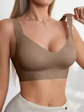 🔥Buy 1 Get 3 Packs - Women's Ribbed Push Up Adjustable Wireless Bra