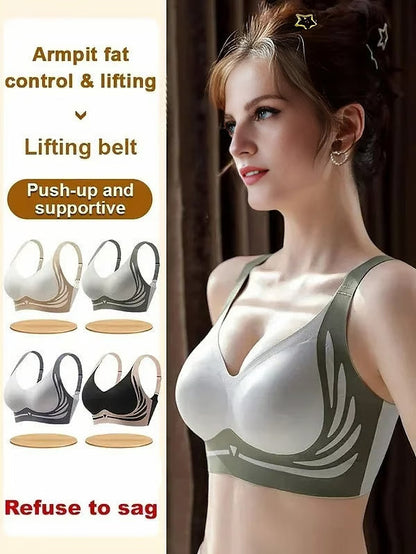 Wireless Push-Up Bra Set – 3PCS | Ultimate Support & Lift 💖